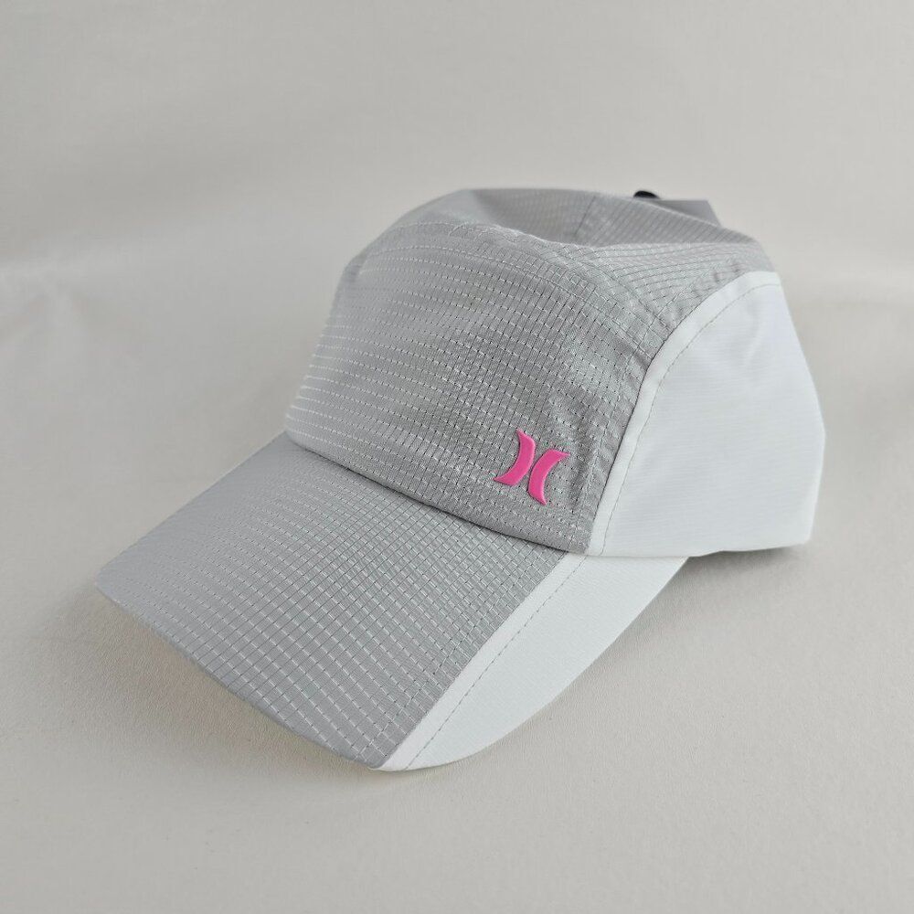 Hurley Hat Womens Grey White Pink Adjustable W Terra Sprinter Outdoors Running